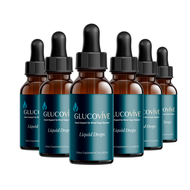 GlucoVive 6 bottles pack image